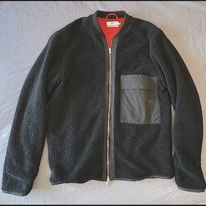 Fleece Bomber Jacket made by Wax London